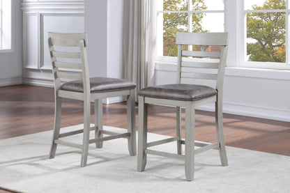 Hyland - Counter Chair (Set of 2) - Dark Gray