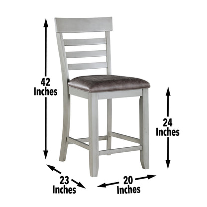 Hyland - Counter Chair (Set of 2) - Dark Gray