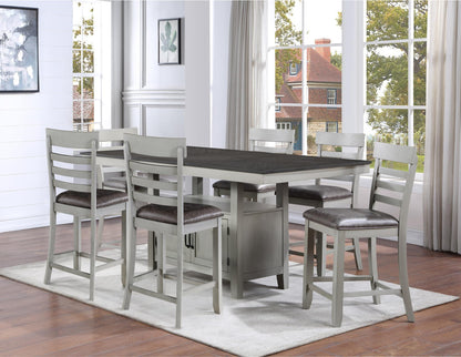 Hyland - Counter Chair (Set of 2) - Dark Gray