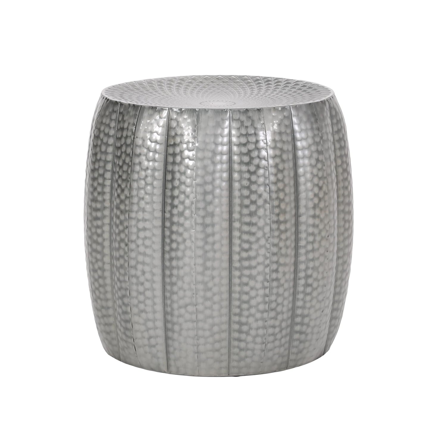 METAL DRUM END TABLE