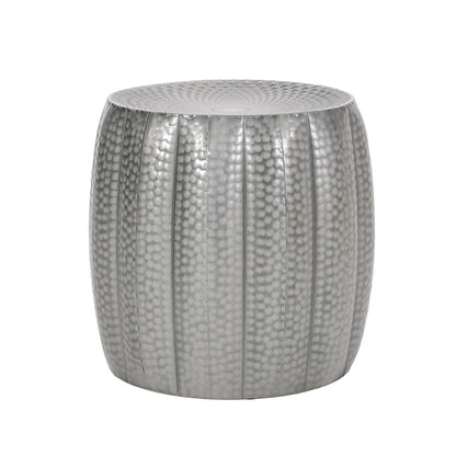 METAL DRUM END TABLE