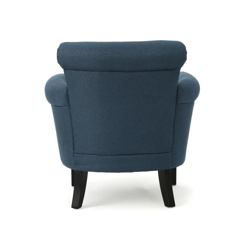 Modern Accent Chair Leisure Club Chair with Wood Legs for Living Room