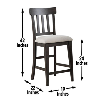 Napa - Counter Chair (Set of 2) - Brown