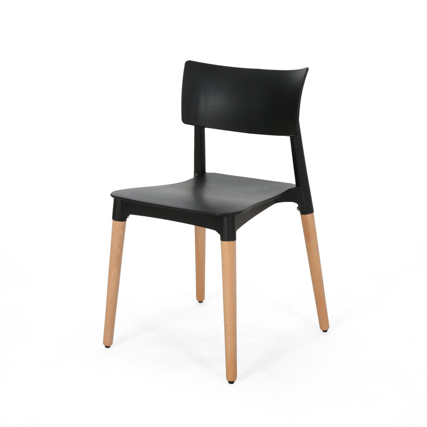 PLASTIC DINING CHAIR SET OF 2
