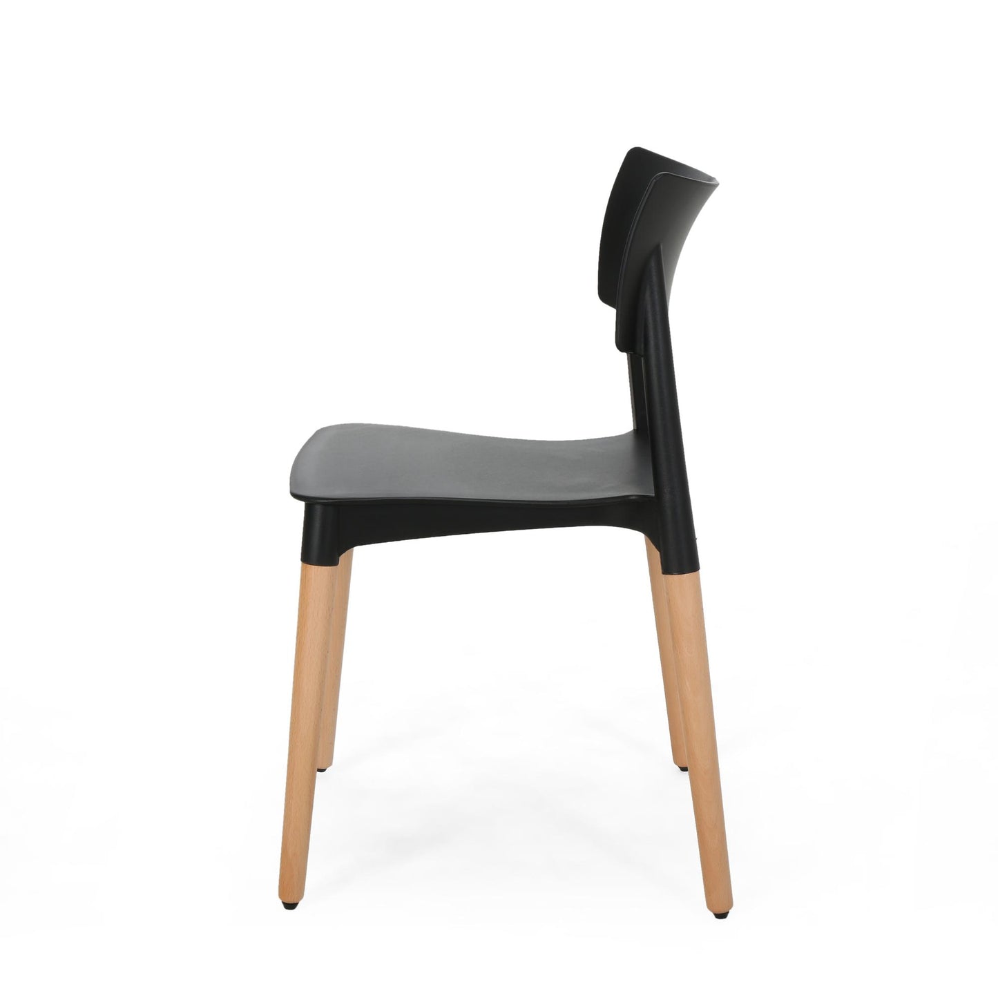 PLASTIC DINING CHAIR SET OF 2