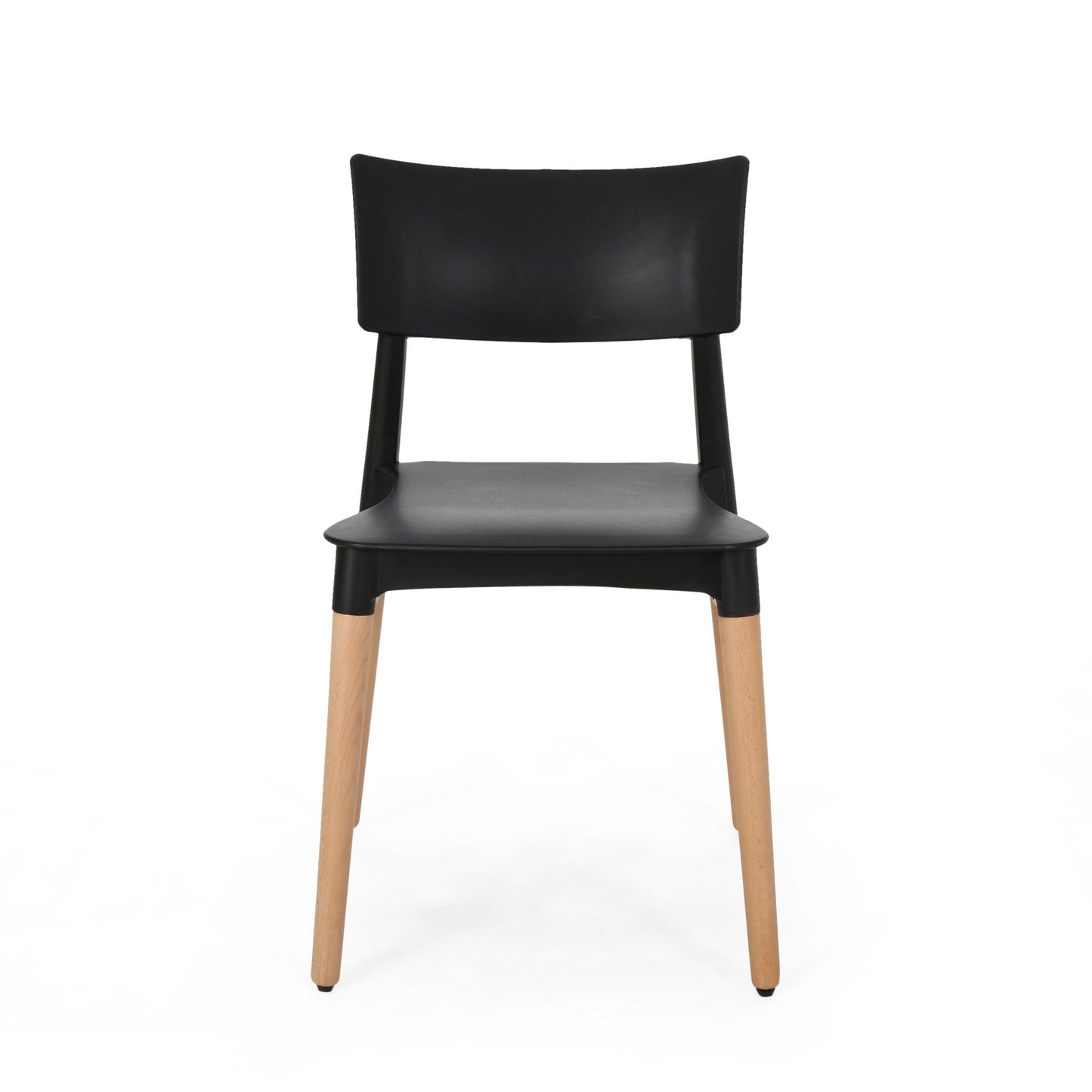PLASTIC DINING CHAIR SET OF 2