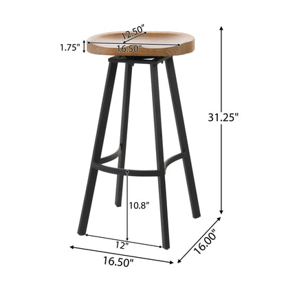 SWIVEL BARSTOOL-SET OF 2