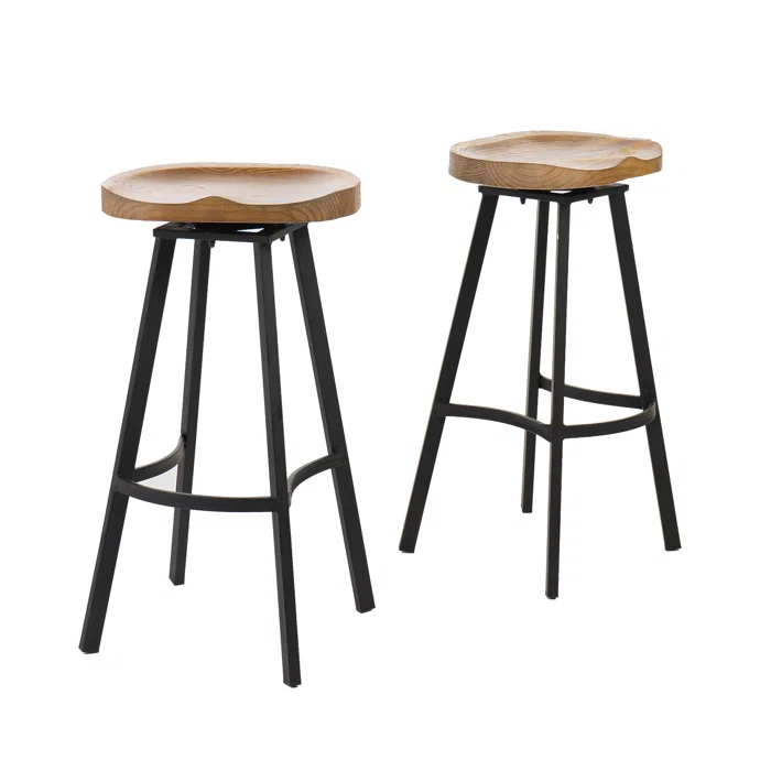 SWIVEL BARSTOOL-SET OF 2