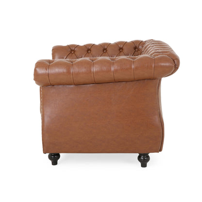 [Ship to Canada Only]Comfy Arm Chair with Tufted Back , Modern for Living Room, Bedroom and Study