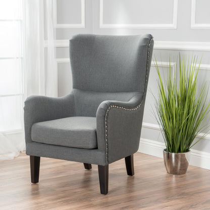 [Ship to Canada Only]HI-BACK Studded Chair,Arm Chair,Living-room, Study and Bedroom