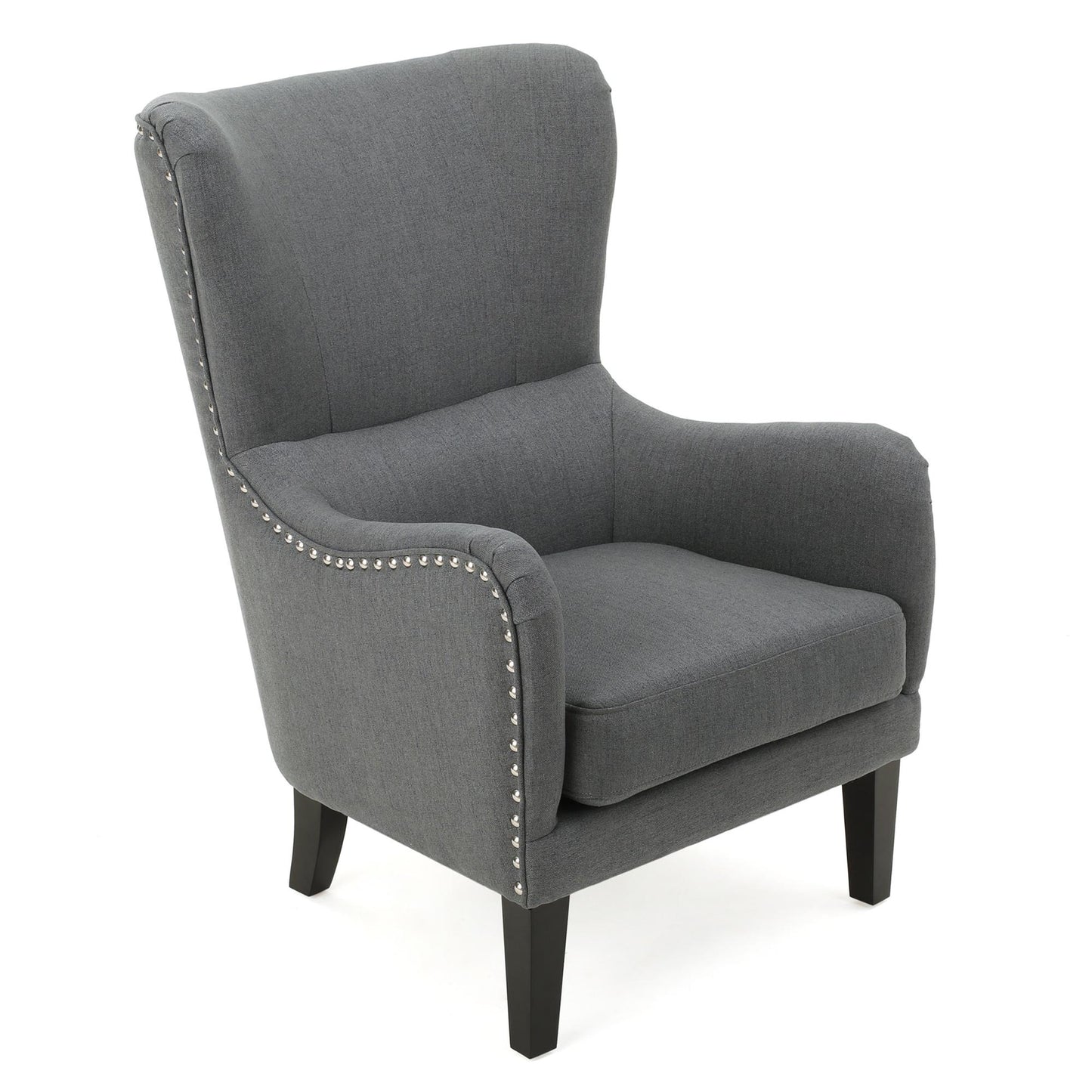 [Ship to Canada Only]HI-BACK Studded Chair,Arm Chair,Living-room, Study and Bedroom