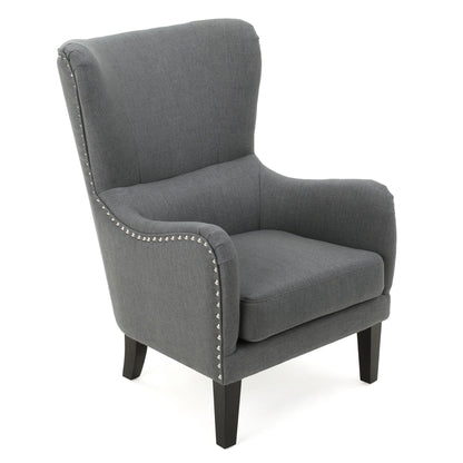 [Ship to Canada Only]HI-BACK Studded Chair,Arm Chair,Living-room, Study and Bedroom
