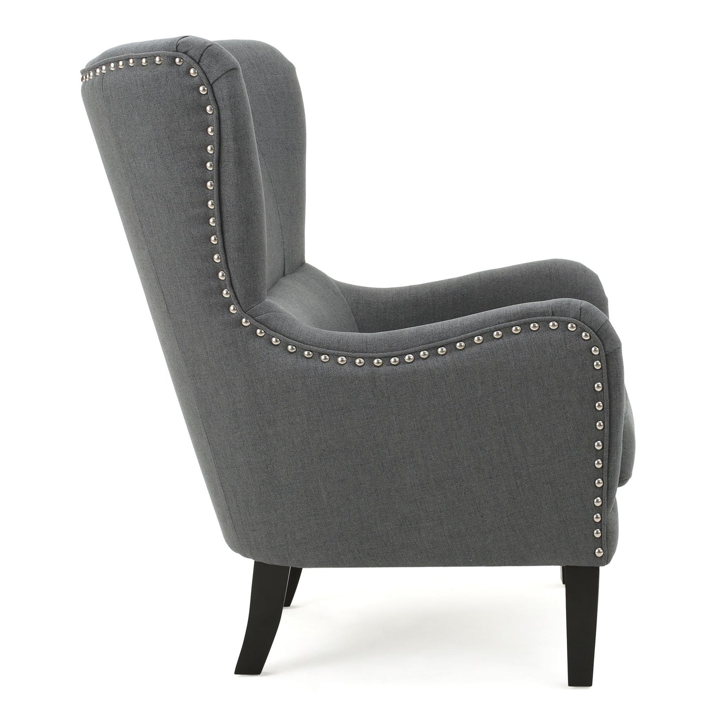 [Ship to Canada Only]HI-BACK Studded Chair,Arm Chair,Living-room, Study and Bedroom