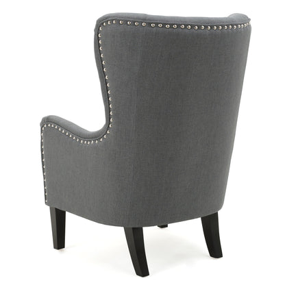 [Ship to Canada Only]HI-BACK Studded Chair,Arm Chair,Living-room, Study and Bedroom