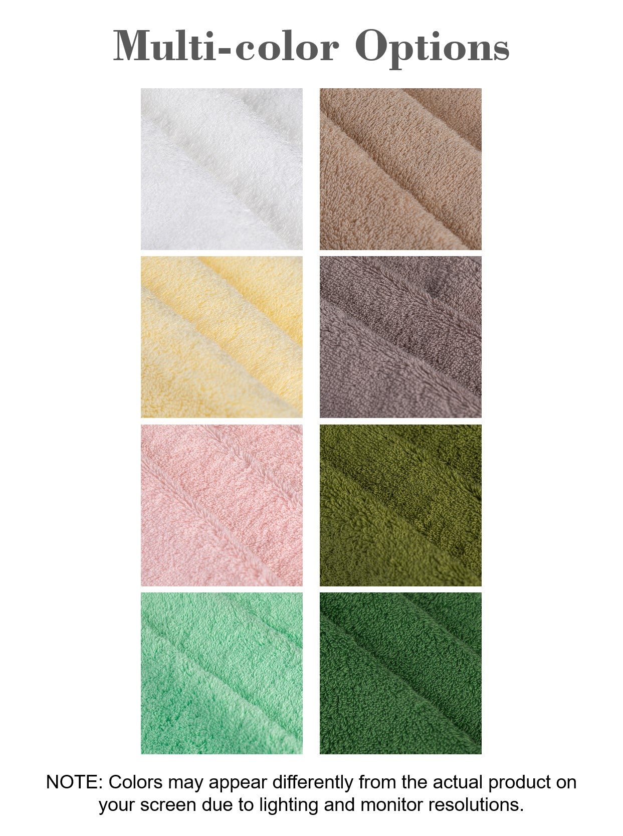 Egyptian Cotton Hand Towel - 1PCS