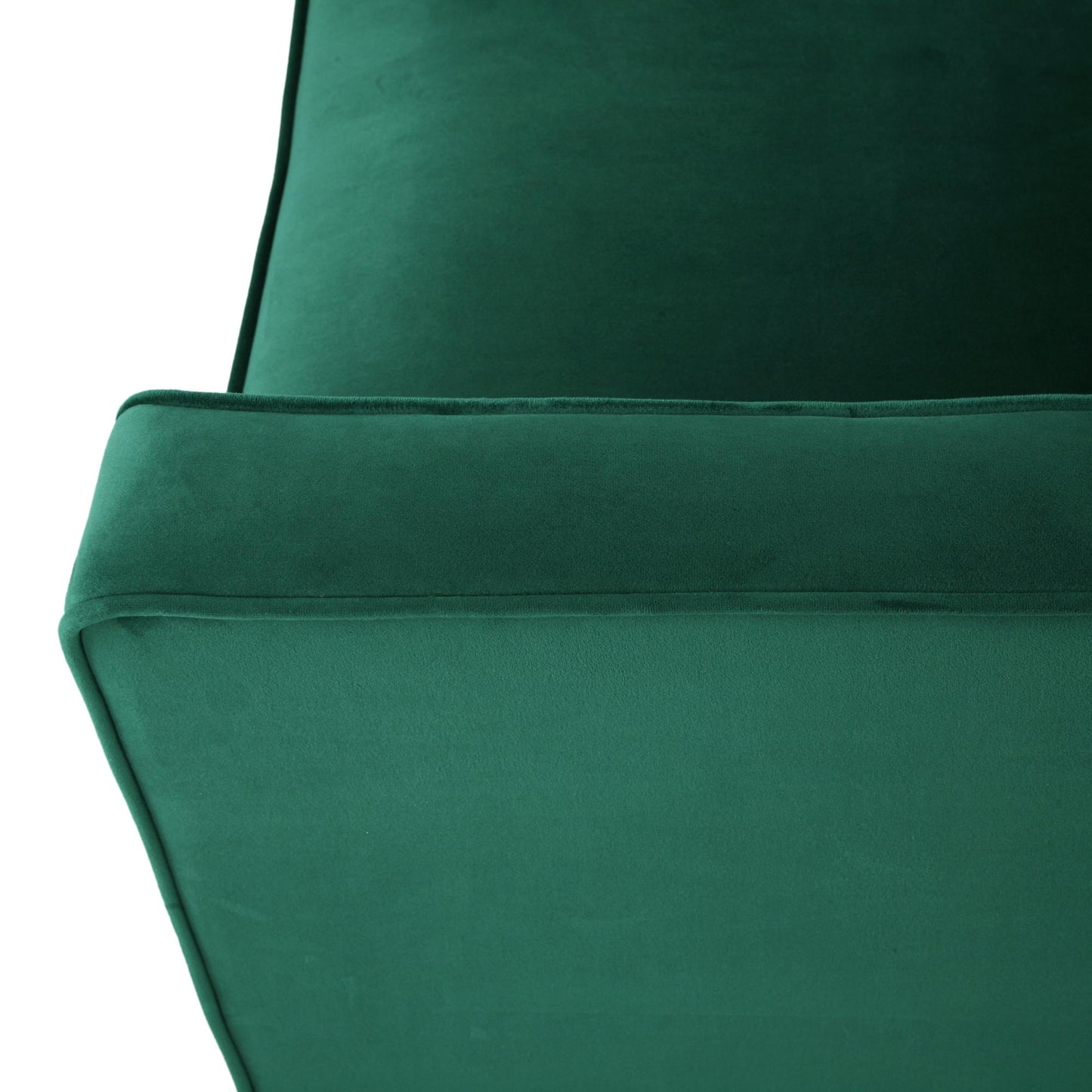 Velvet Club Chair, Green