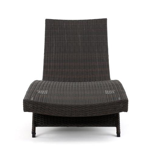 Water Resistant Cushions Salem Outdoor Wicker Adjustable Chaise Lounge