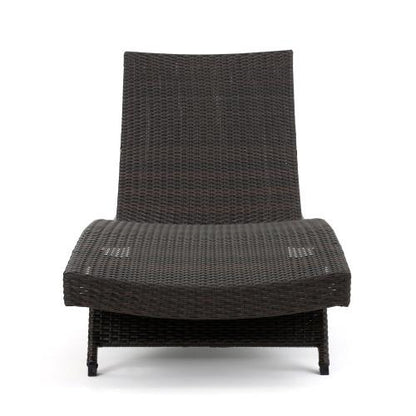 Water Resistant Cushions Salem Outdoor Wicker Adjustable Chaise Lounge