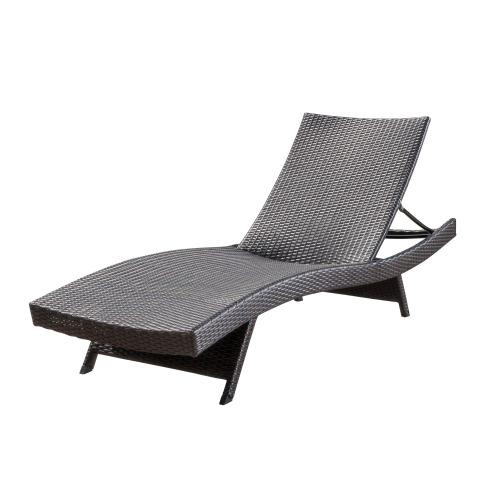Water Resistant Cushions Salem Outdoor Wicker Adjustable Chaise Lounge
