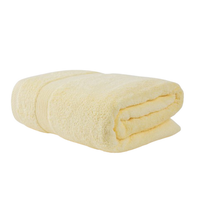 softest yellow bath towels