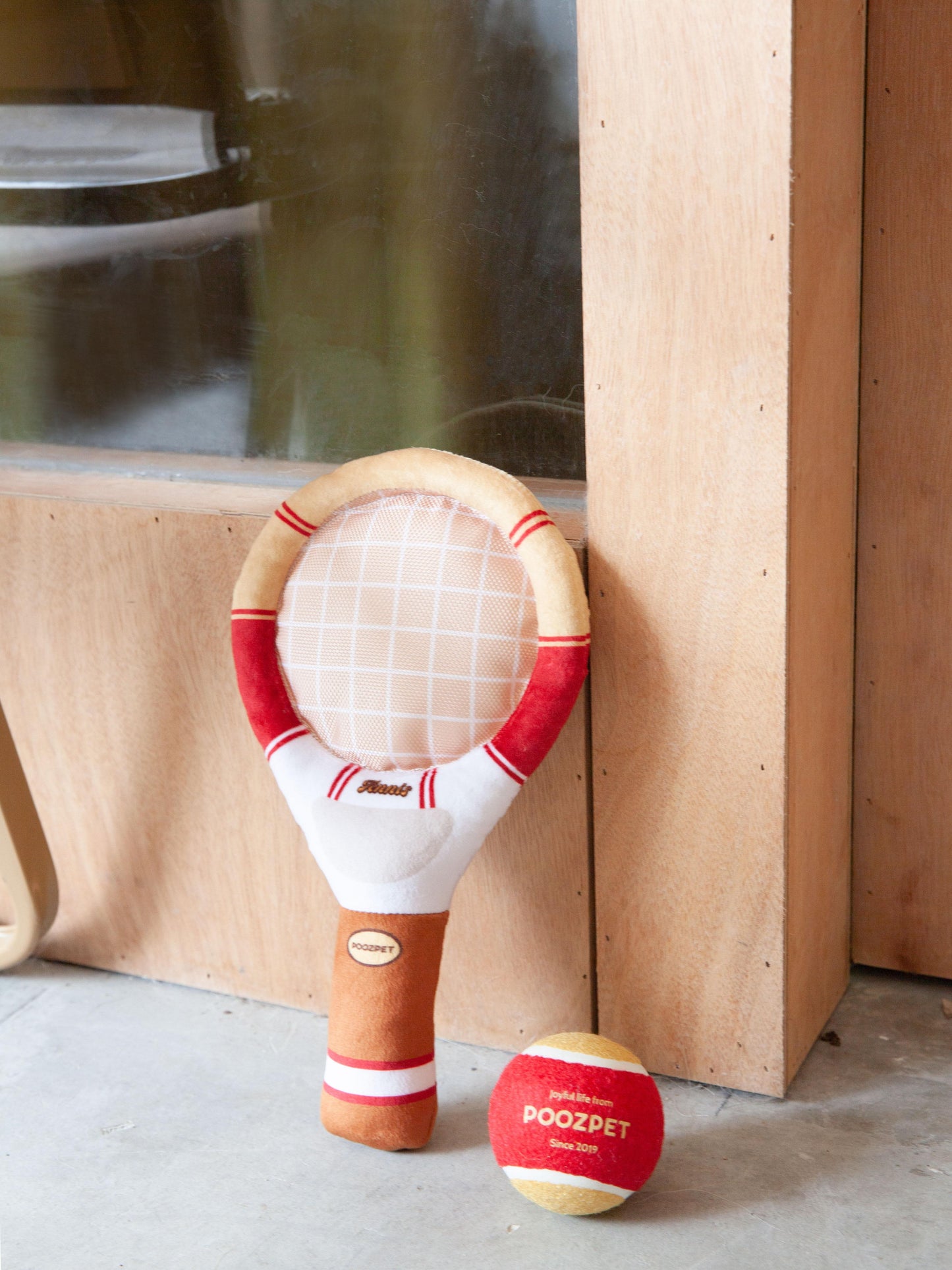Poozpet Interactive Tennis Racket (Red) – Bonus Pack