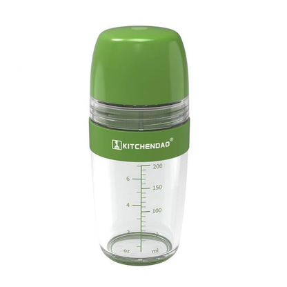 KITCHENDAO Salad Dressing Container 2 in 1 with Citrus Juicer, BPA Free